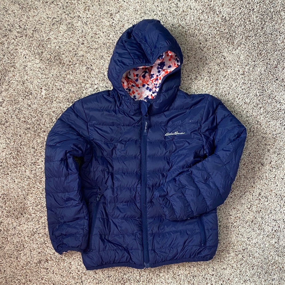 Eddie Bauer Reversible Down Jacket